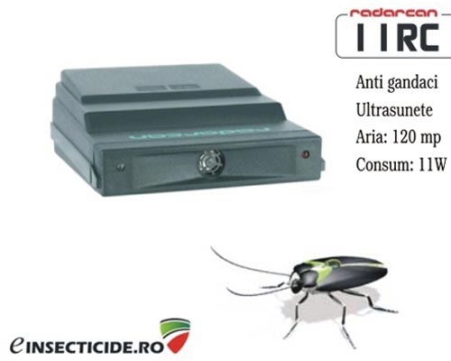 -20% reducere Dispozitiv cu ultrasunete anti gandaci de bucatarie (acopera 120 mp) - Radarcan 11RC