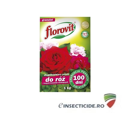 Ingrasamant specializat granulat pentru trandafiri si alti arbusti ornamentali cu efect prelungit 100zile (1 Kg)