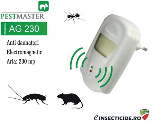 Pest Reject dispozitiv cu unde electromagnetice impotriva daunatorilor (230mp) - AG230