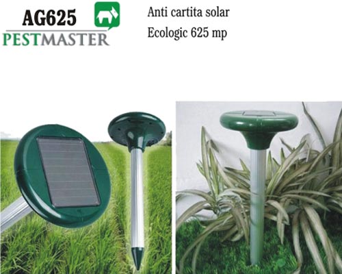 -46% reducere Aparat solar cu vibratii anti cartita, soareci de camp si dihori (625 mp) - Pestmaster AG625