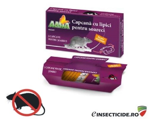Lipici pentru soareci - Prison (5 capcane)
