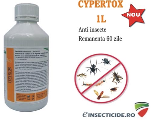 Solutie profesionala de soc contra insectelor - Cypertox (1L)