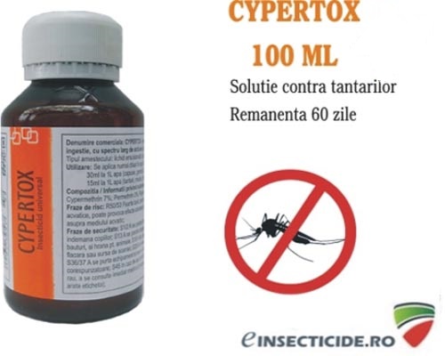 Insecticid igiena publica anti insecte - Cypertox 100 ml