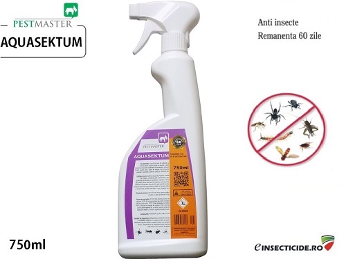 Insecticid rapid impotriva daunatorilor (750ml) - Pestmaster Aquasektum