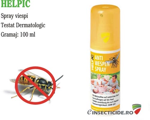 Spray protectie contra viespilor si albinelor (flacon 100ml) - Helpic