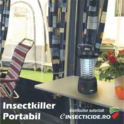 Aparat portabil cu ultraviolete anti insecte, ideal pescari, camping, drumetii (40mp)