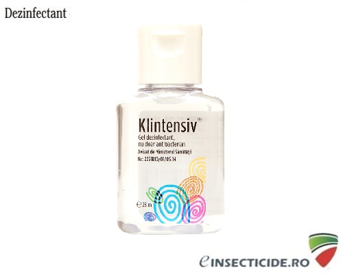 Dezinfectant gel (sticla mica 28ml) - Klintensiv