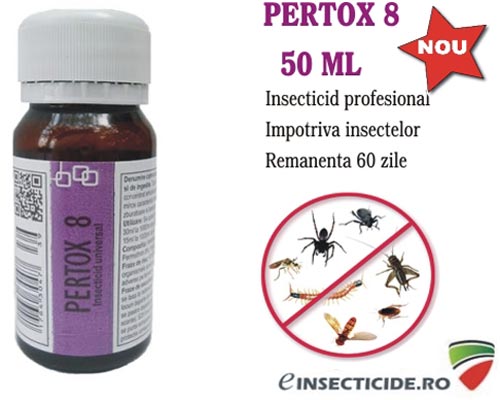 Eliminarea viespilor si albinelor cu insecticidul Pertox 8 - (50 ml)