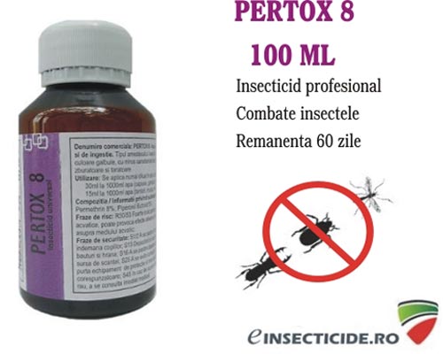Insecticid ecologic anti insecte - Pertox 8 100ml
