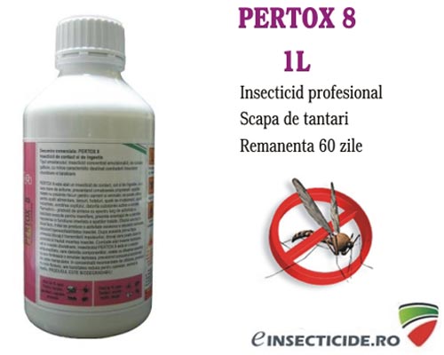 Insecticid ecologic anti insecte 1400 mp - Pertox 8 1L