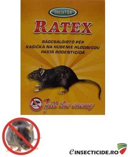 Momeala raticida proaspata (200 gr.) - RATEX pasta