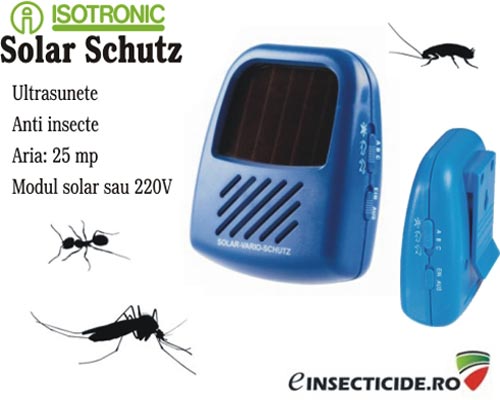 Dispozitiv cu emisie de ultrasunete impotriva gandacilor (25mp)