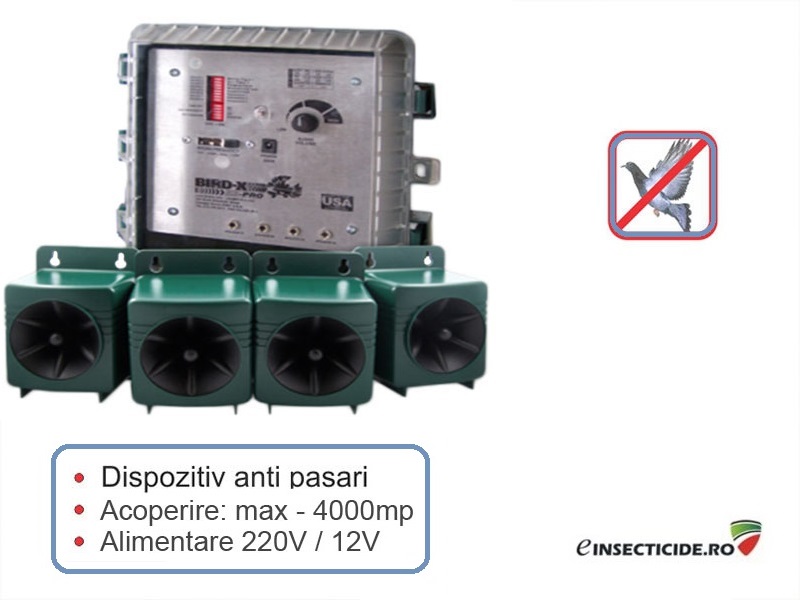 Super BirdXPeller Pro (4000 mp) - Aparat profesional anti-pasari
