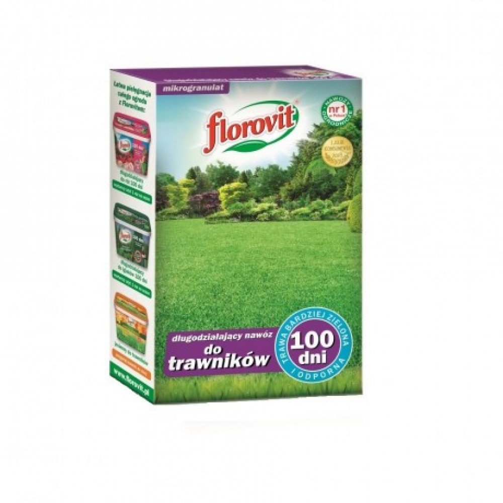 Florovit: Ingrasamant specializat granulat pentru gazon, 1kg.