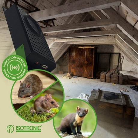  Isotronic 3flash 78580: Marten&Mouse Repeller - Dispozitiv pentru alungarea rozatoarelor 