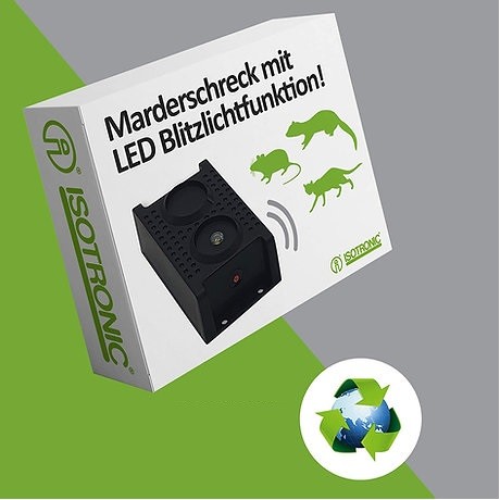  Isotronic, Vibi 78610 - Dispozitiv mobil cu ultrasunete, anti rozatoare 