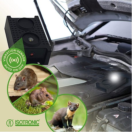  Isotronic, Vibi 78610 - Dispozitiv mobil cu ultrasunete, anti rozatoare 