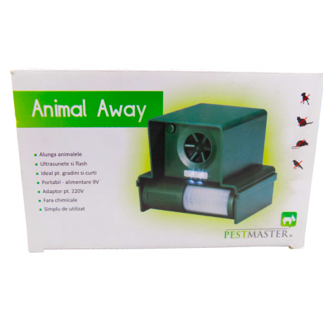 Animal Away: Aparat cu ultrasunete pentru uz exterior impotriva pasarilor, (100 mp)