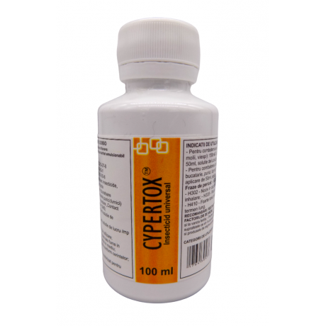 Cypertox FORTE 100 ml. Contra plosnitelor, EFICACITATE 60 de zile 
