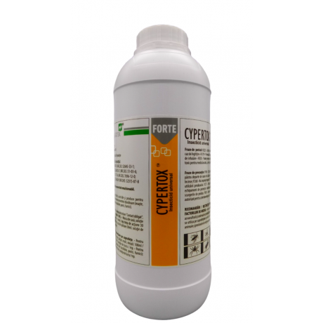  Cypertox FORTE (1l.): Solutie profesionala de soc contra insectelor 