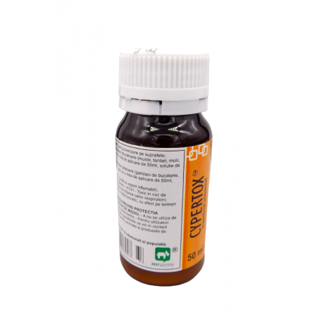 Cypertox FORTE (50 ml.): Solutie profesionala de contact contra insectelor 