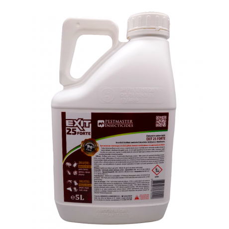 Exit 25 FORTE, 5l. - Insecticid profesional cu efect de soc 