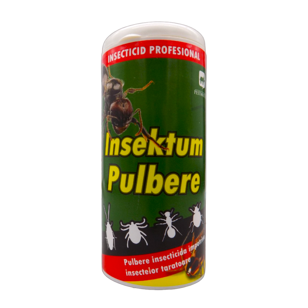 INSEKTUM PULBERE 100gr- Pulbere Insecticida Impotriva Insectelor Taratoare