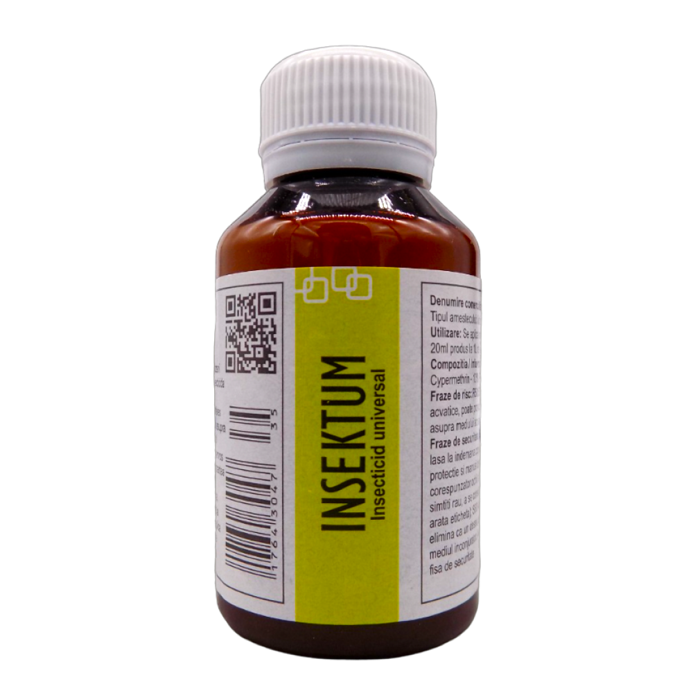  Insektum FORTE 50 ml. Insecticid pentru purici, tantari, muste, capuse 