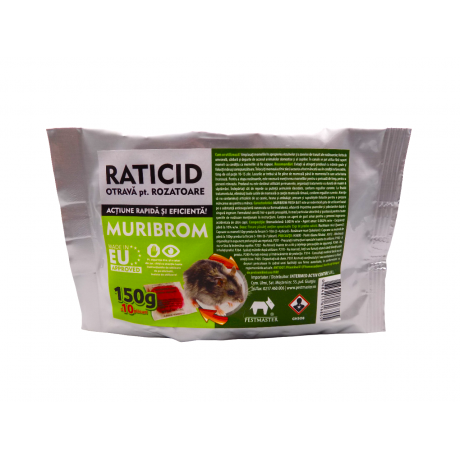 Muribrom - 150 gr: Pasta raticida impotriva rozatoarelor 