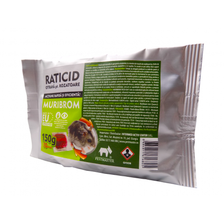 Muribrom - 150 gr: Pasta raticida impotriva rozatoarelor 
