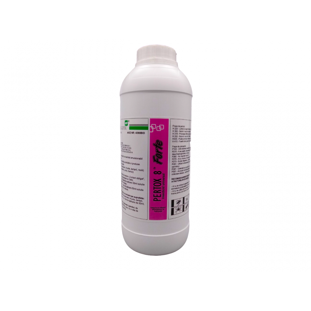  Pertox 8 FORTE (1l.): Solutie insecticid de contact anti capuse
