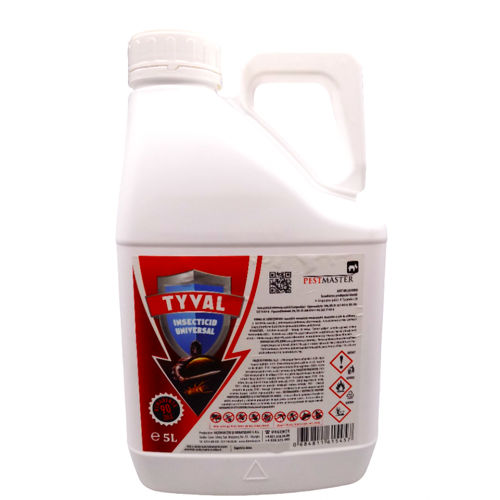 TYVAL FORTE 5 L- solutie pentru dezinsectie profesionala 
