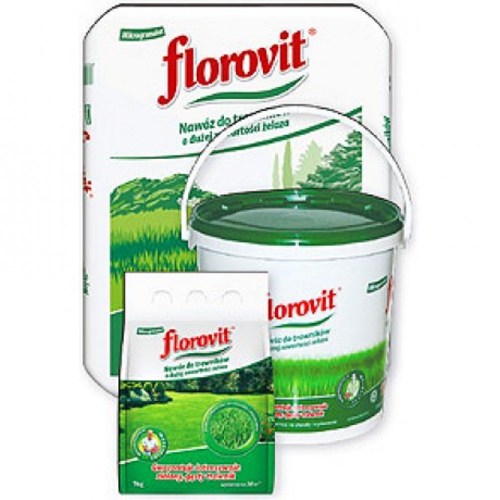 Florovit: Ingrasamant cu nivel ridicat de fier pentru gazon, 8kg.