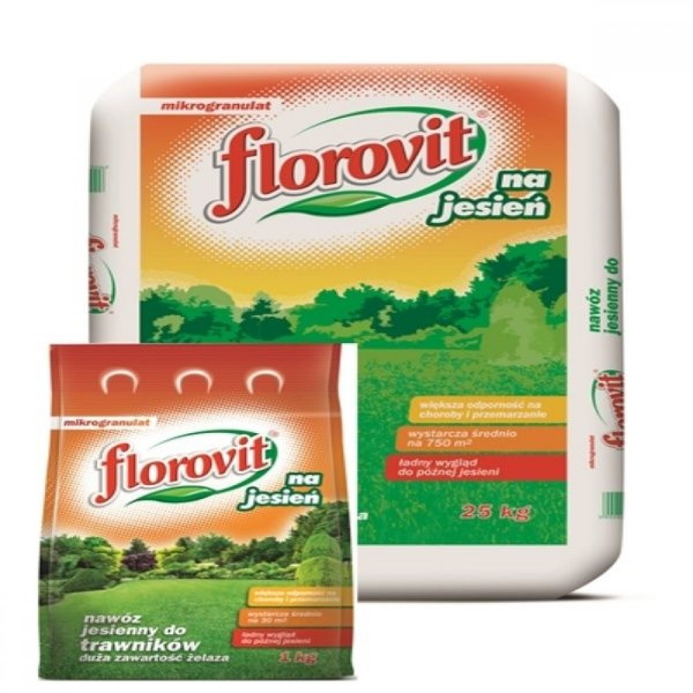Florovit : Ingrasamant granulat de toamna pentru gazon, 4kg.