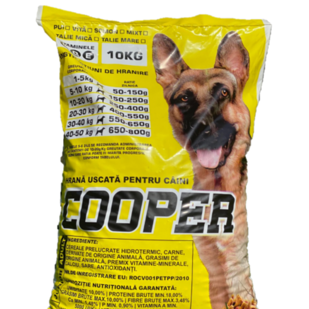  Cooper, 10kg: Hrana uscata pentru caine cu aroma de pui 