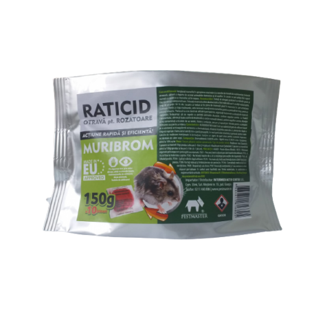 Pasta raticida impotriva rozatoarelor - Muribrom - 150 gr