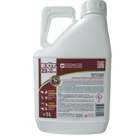 Exit 25 FORTE, 5 L - Insecticid profesional cu efect de soc 