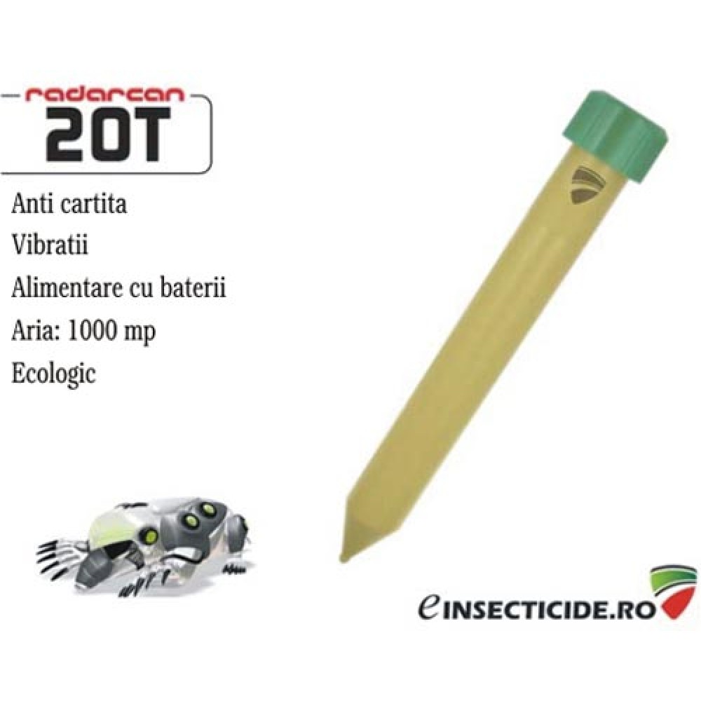 Aparat anti cartita cu vibratii (1000 mp fara musuroaie de cartita) - Radarcan 20T