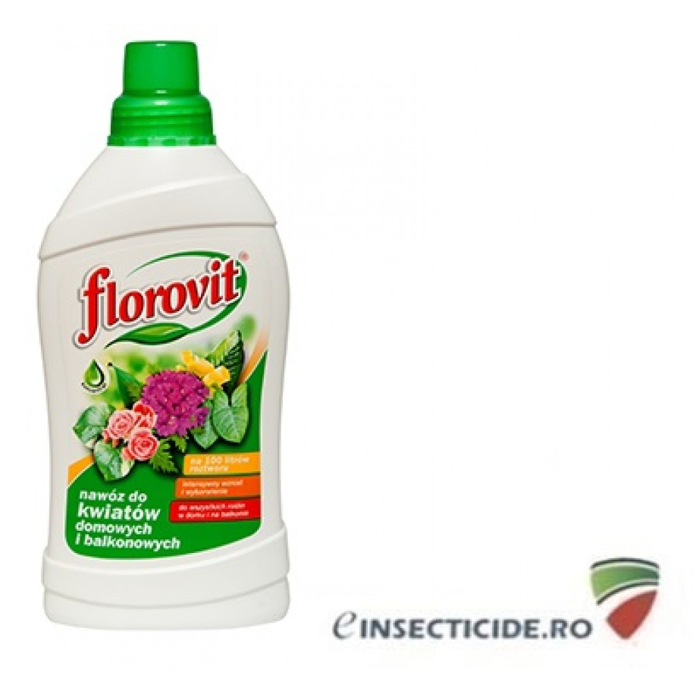 Florovit: Ingrasamant lichid pentru plante de ghiveci si flori de balcon, 0.25l.