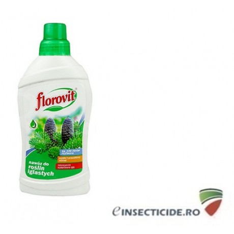 Florovit: Ingrasamant specializat lichid pentru conifere, 1l.