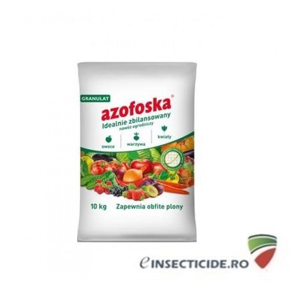 Azofoska: Ingrasamant Universal, granulat, pentru gradina, 10kg.