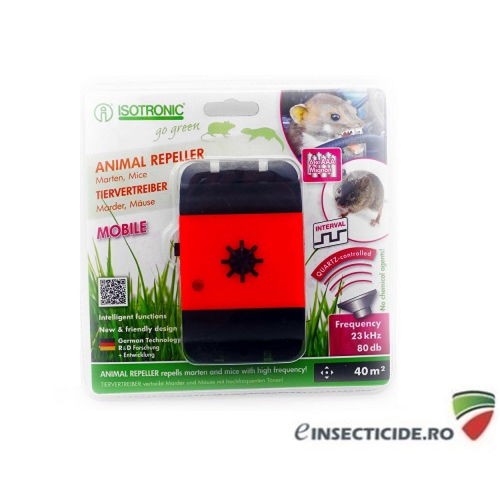Animal Reppeler Mobile 78480 (40mp):Aparat pentru protectie auto anti daunatori