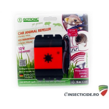 Car Animal Repeller 78490 (5m): Aparat cu ultrasunete pentru protectia automobilelor impotriva daunatorilor 