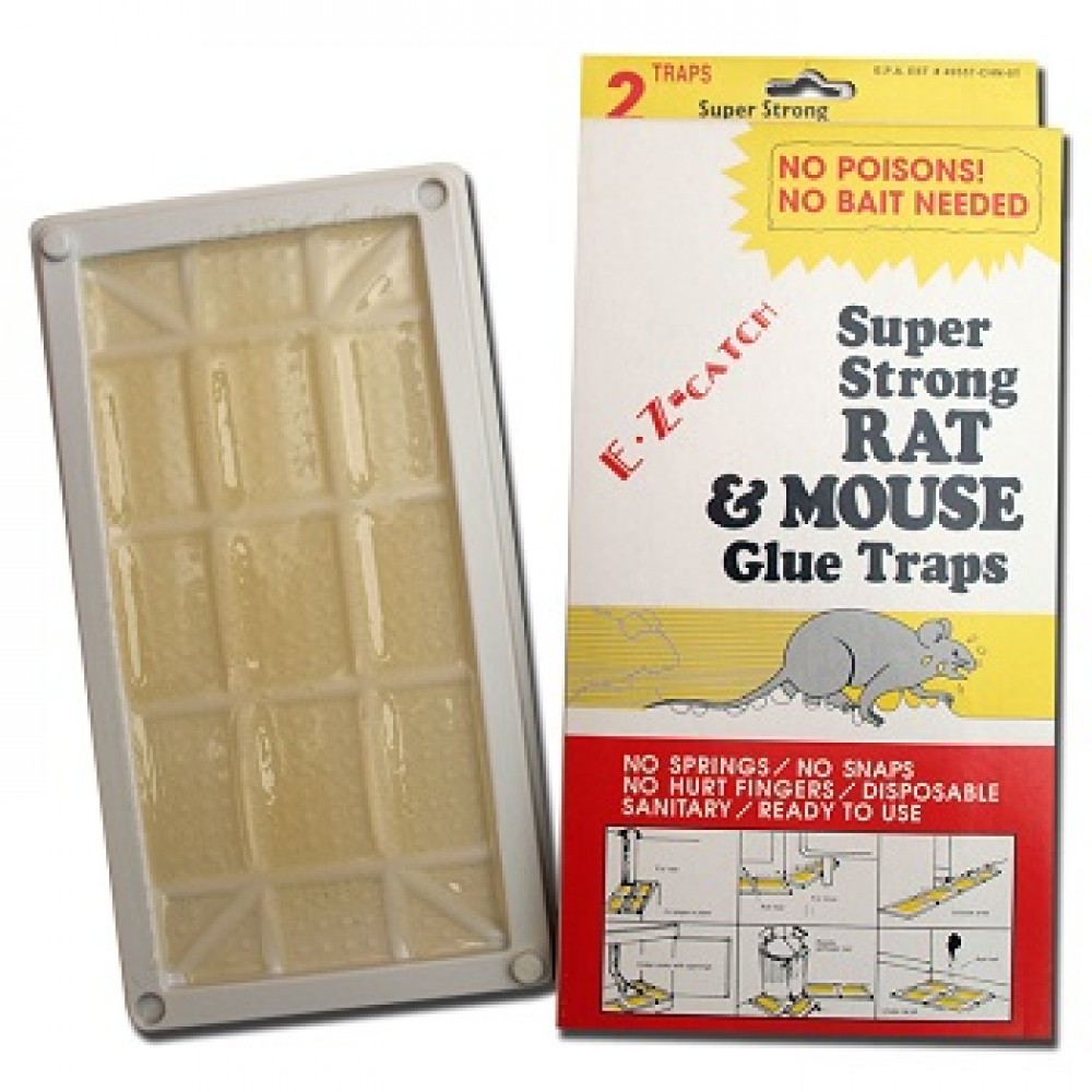 Glue Rat Trap (2buc): Capcana adeziva cu atractant pentru capturarea soarecilor si sobolanilor 