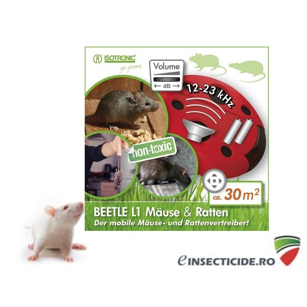  L1 Beetle 70500 (30mp): Aparat cu ultrasunete portabil impotriva soarecilor 