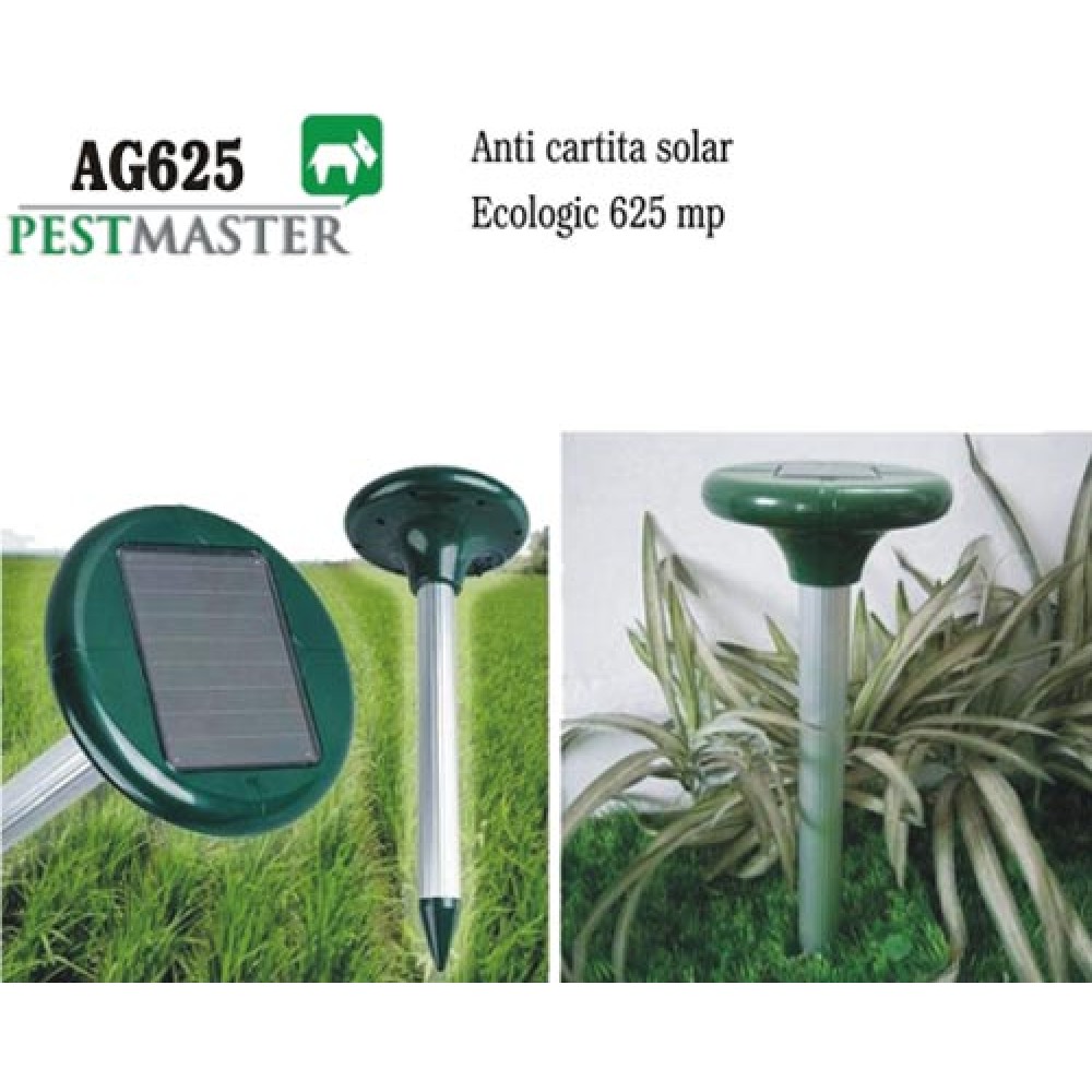 Aparat cartita, soareci de camp si dihori solar cu vibratii (625mp) - Pestmaster AG625
