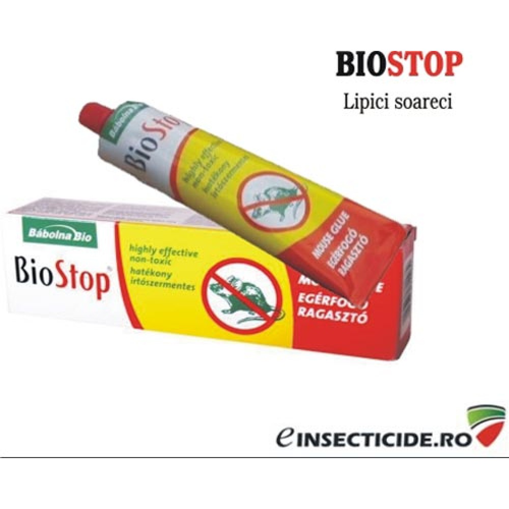  Biostop: Lipici anti soareci si sobolani non-toxic, (135 gr)