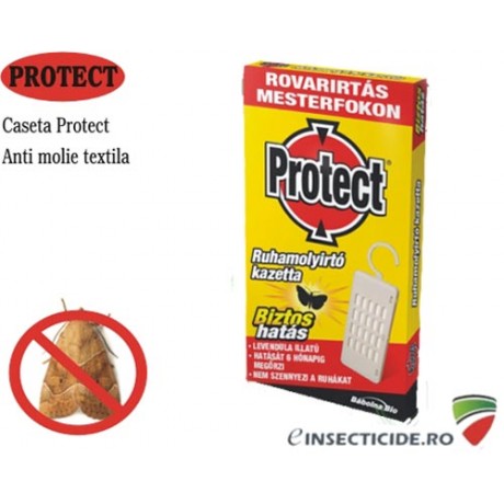  Protect-B: Caseta pentru distrugerea moliilor si larvelor din haine 