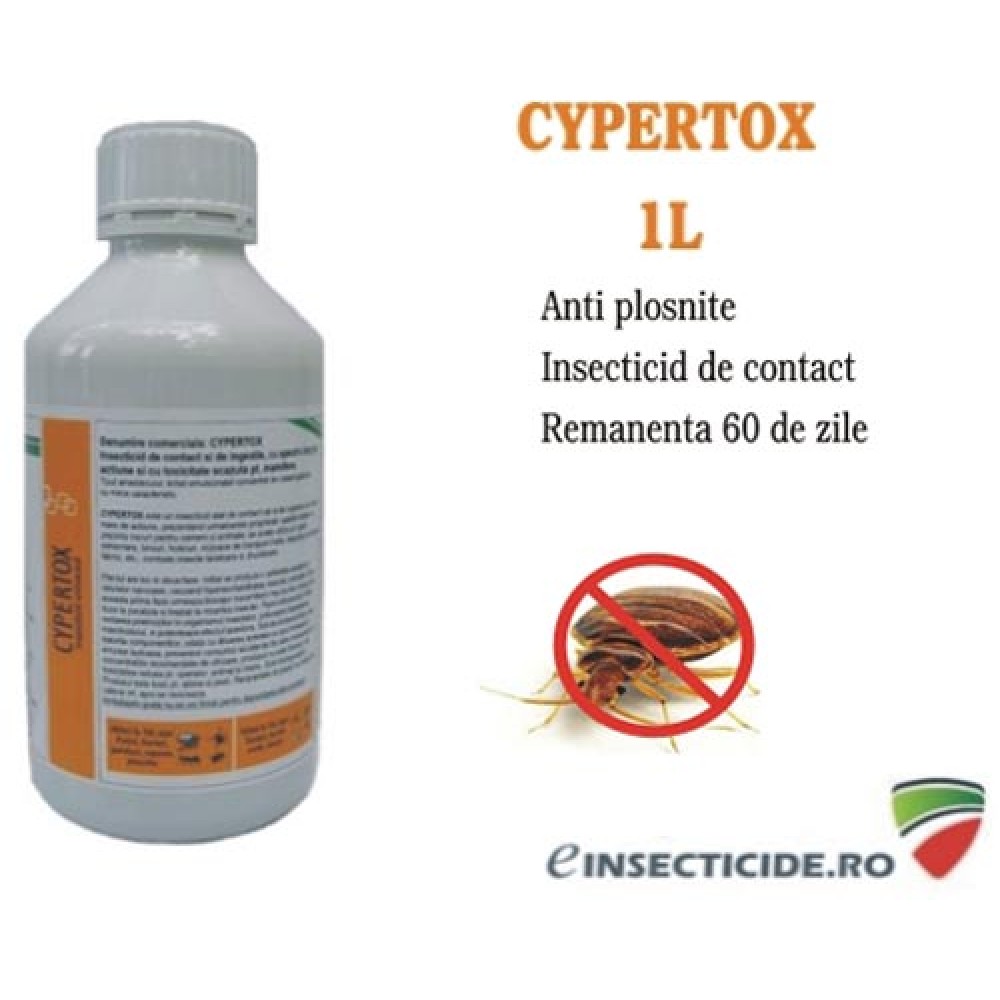 Combate plosnitele cu insecticid de soc - Cypertox 1L