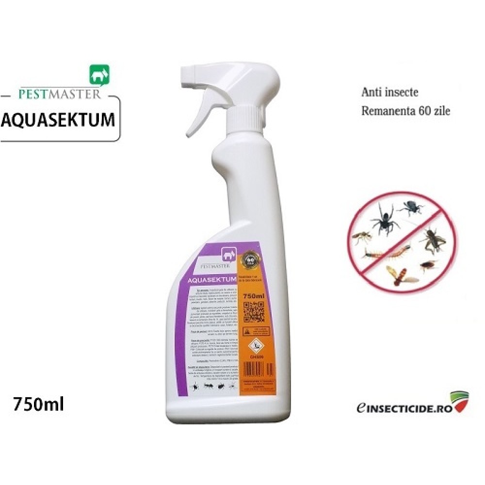  Pestmaster: Aquasektum, 750 ml-  Insecticid rapid impotriva daunatorilor